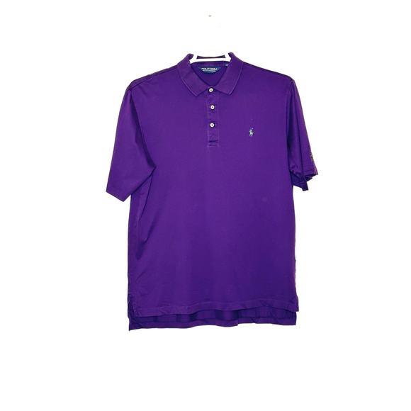 Ralph Lauren Polo Golf purple short sleeves golf shirt size Medium - Picture 7 of 9
